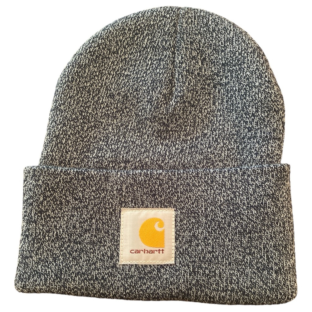 Navy/white carhart beenie